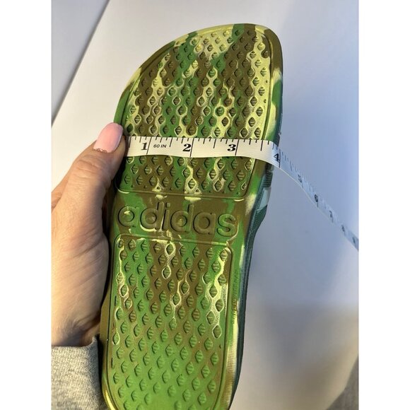 Adidas Green Slides (size 3) - Picture 8 of 8